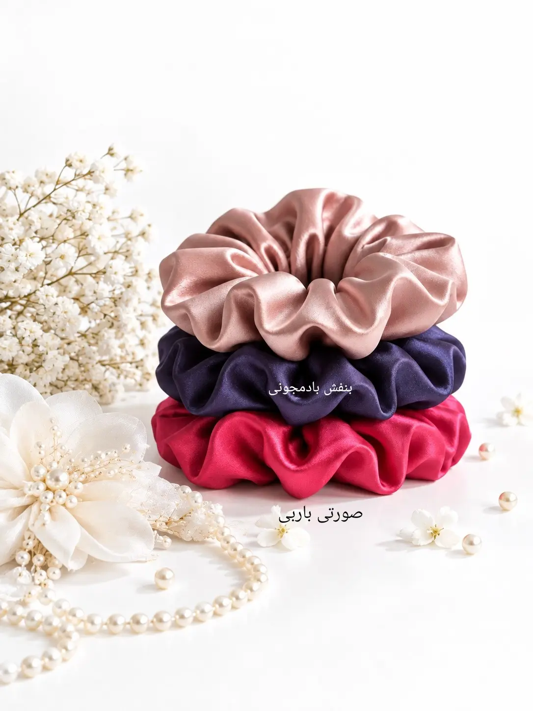 کش مو اسکرانچی ساتن